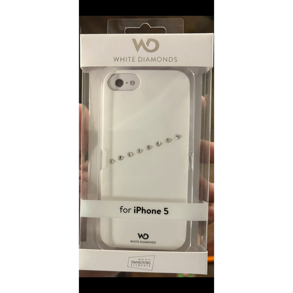 White Diamonds Crystal Case for iPhone 5/5S/SE - White ( BUY 1 GET ONE FREE )